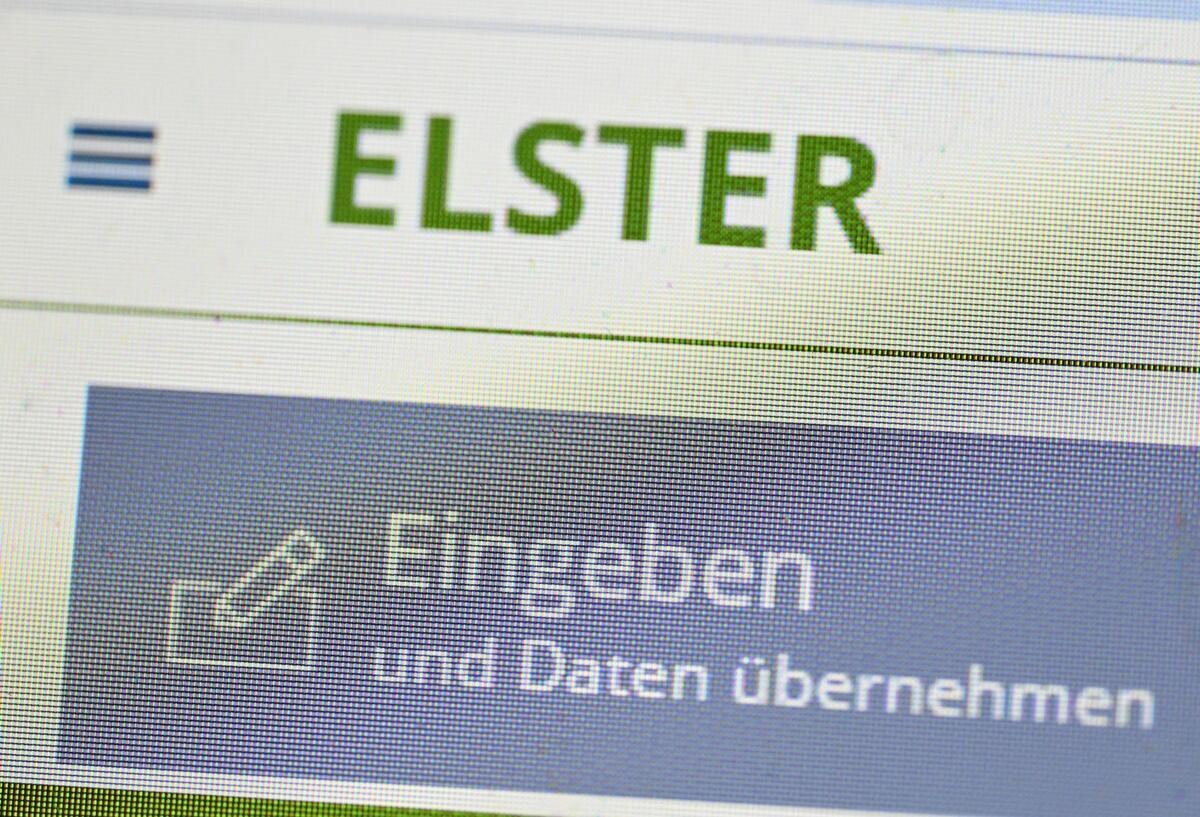 Das Portal "Elster".