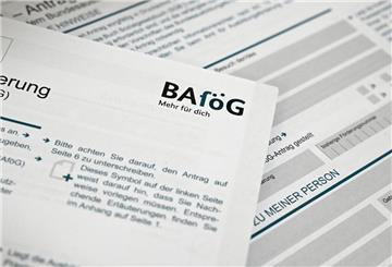 Ein BAföG-Antrag auf Papier. 