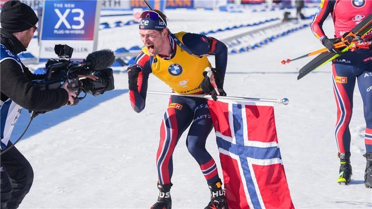 Preuß verliert Gelbes Trikot, Laegreid entthront Bö Sturla Holm Laegreid gewinnt den Gesamtweltcup.