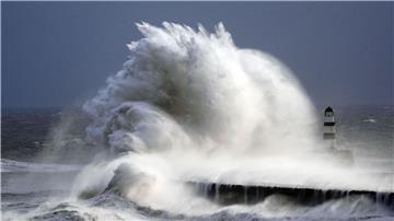 Sturm Darragh sorgte in Großbritannien für Verwüstungen.