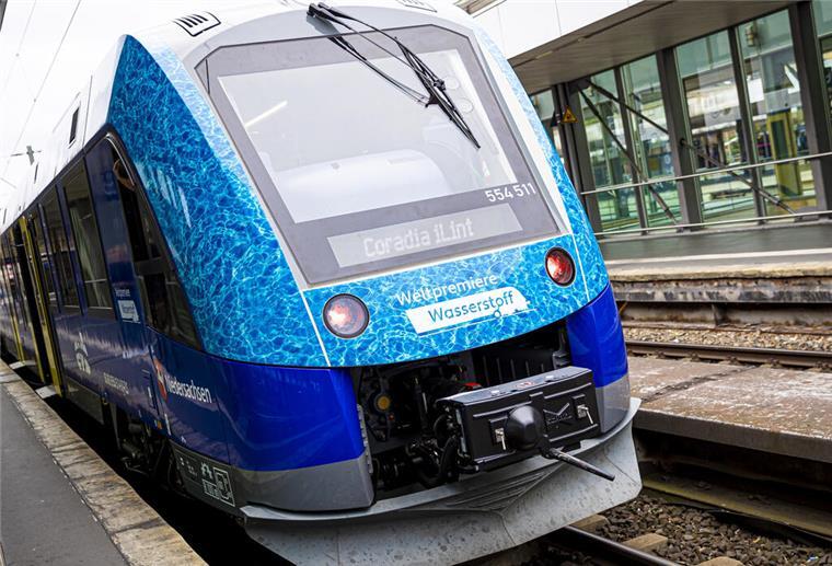 Sturmschaden: Die EVB kann ihre Wasserstoffzüge aktuell nicht betanken.
