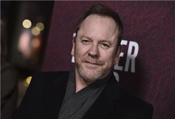 Kiefer Sutherland, US-Schauspieler, kommt zur Premiere von "The Tender Bar" im TCL Chinese Theatre. 