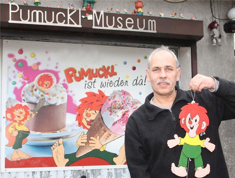 Sven Coorßen aus Uthlede ist ein großer Pumuckl-Fan.