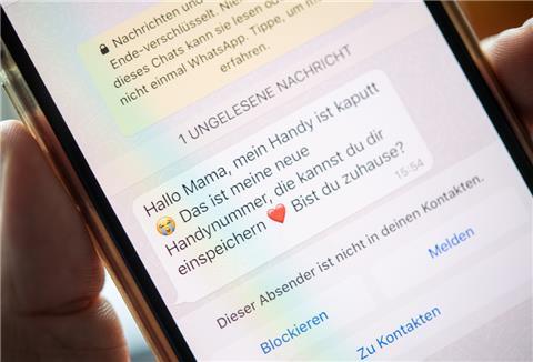 Symbolfoto: Diese Nachricht ist bestimmt von keinem notleidenden Kind, sondern ein waschechter Betrug per Whatsapp. Eine Frau aus Zeven wurde am Montag Opfer einer Betrugsmasche per Messenger-Dienst.