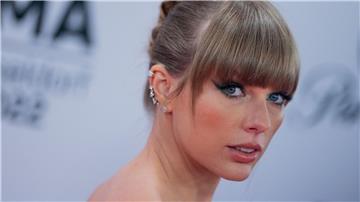 Taylor Swift auf dem Roten Teppich der MTV Europe Music Awards vergangenes Jahr in Düsseldorf.
