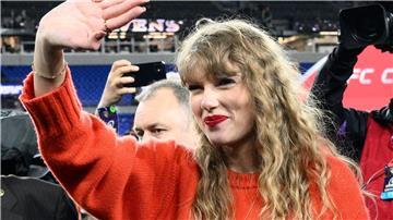 Taylor Swift nach dem NFL-Spiel in Baltimore.
