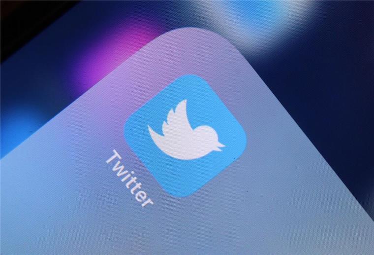 Logo der App Twitter.
