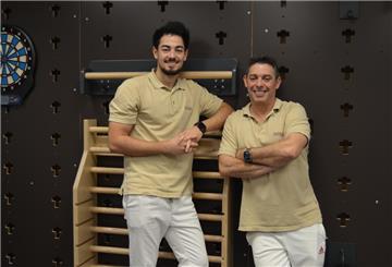 Luis Da Silva Costa (rechts) mit Sohn Tassilo