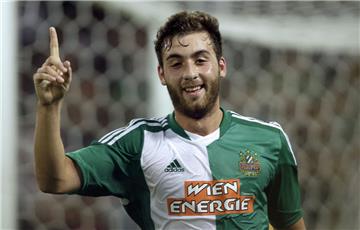 Thanos Petsos wechselt von Rapid Wien zu Werder Bremen. Foto Hochmuth/dpa