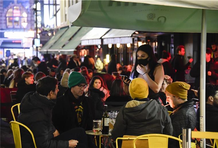 Restaurant in London in Corona-Zeiten.