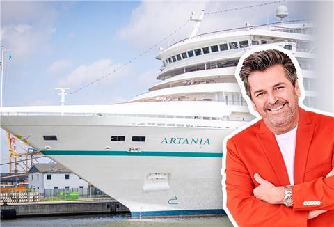 Thomas Anders wird die Kreuzfahrtgäste auf der „Artania“ musikalisch unterhalten.