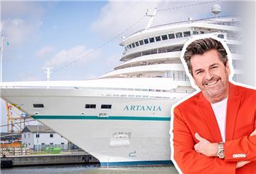 Thomas Anders wird die Kreuzfahrtgäste auf der „Artania“ musikalisch unterhalten.
