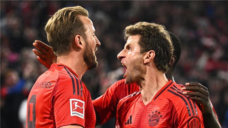 Viel Auswahl im Bayern-Angriff Thomas Müller, Harry Kane und die Bayern haben sich in Mailand viel vorgenommen.
