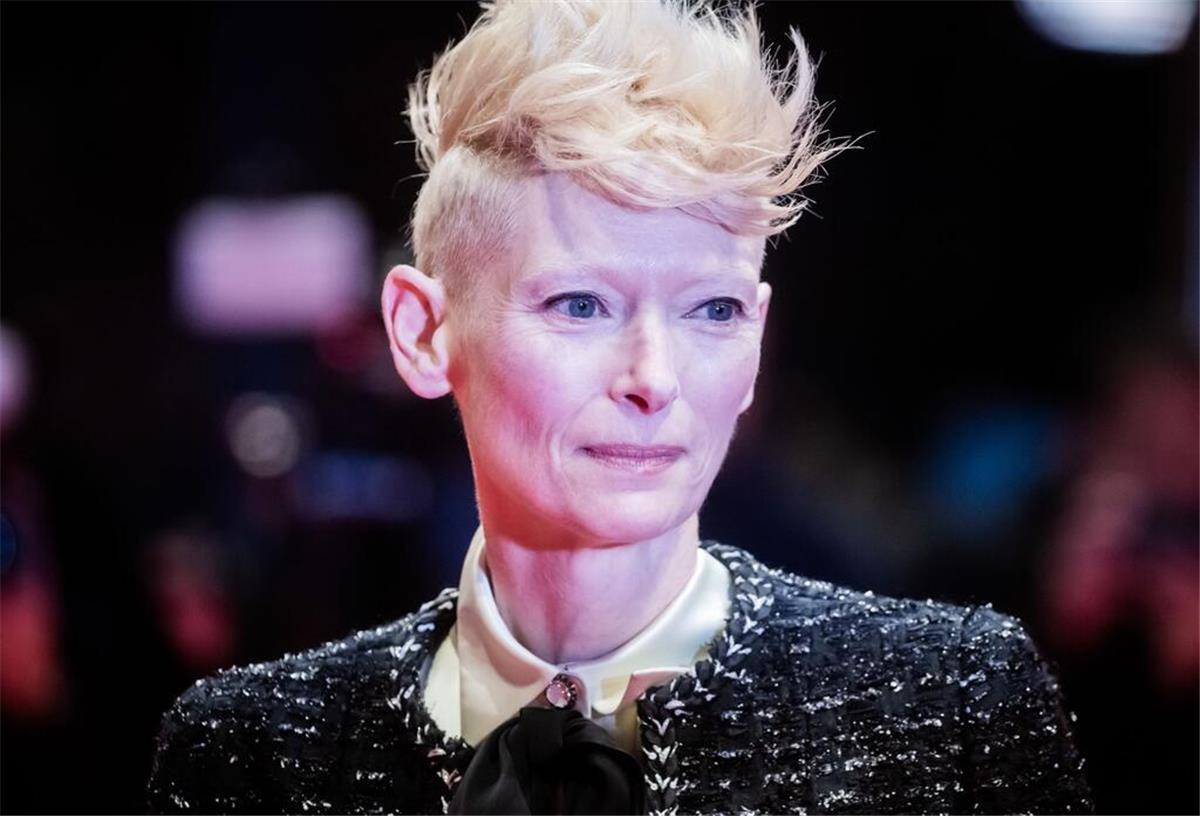 Ermittlungen nach „Völkermord“-Aussage bei Berlinale Tilda Swinton betonte ihre Unterstützung für die Kampagne BDS. (Archivbild)