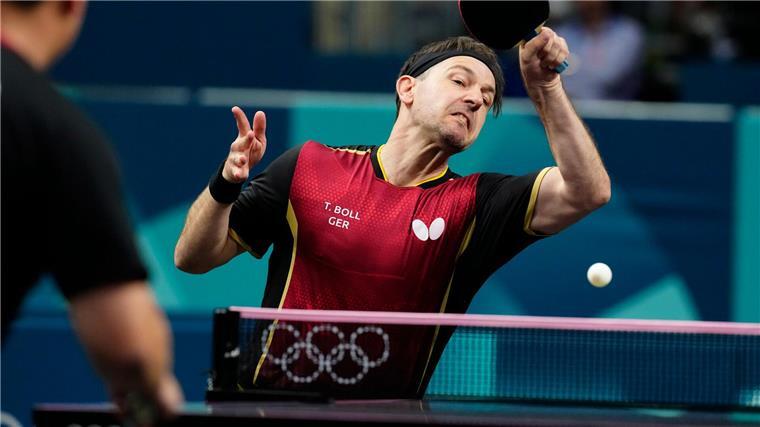 Timo Boll startet erfolgreich in seine letzten Olympischen Spiele.