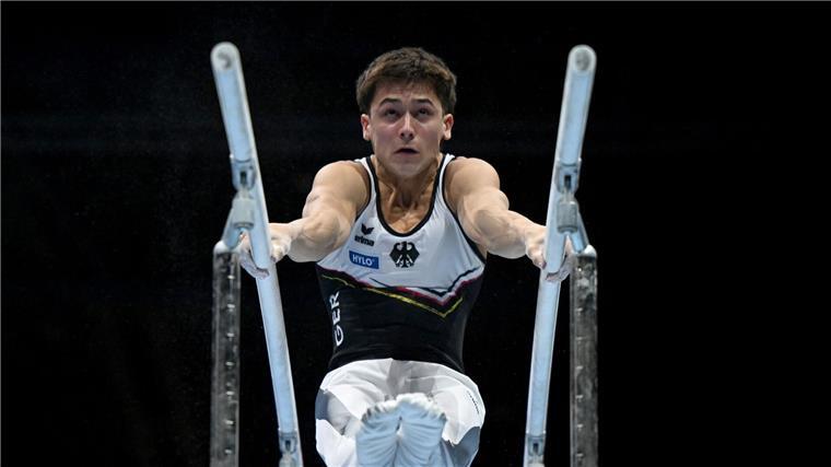 Timo Eder zeigte eine starke Leistung am Barren.