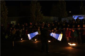 Tolle Farben beim Lichterfest in Beverstedt. Foto: Palme