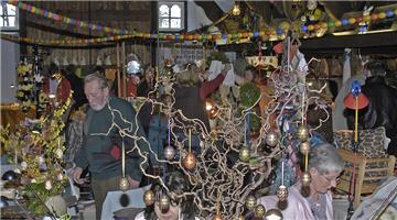 Besucher im Heimatmuseum