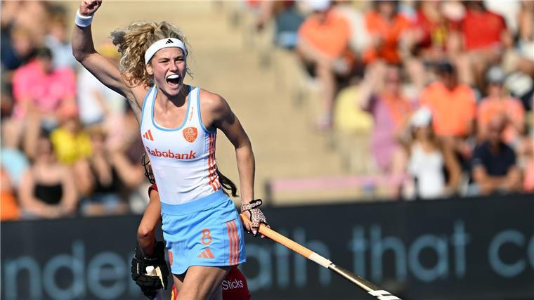 Top-Torjägerin Yibbi Jansen erzielte alle drei Treffer für die Niederlande.