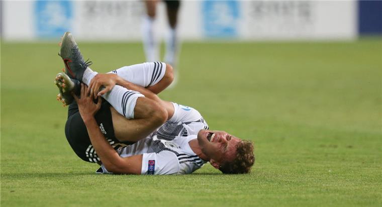 Torjäger Luca Waldschmidt verlor mit der deutschen U21-Nationalmannschaft gegen Spanien.