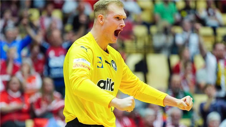 Torwart David Späth überragte beim WM-Sieg der deutschen Handballer gegen Tunesien.