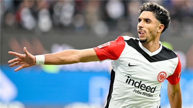 Trotz Dominanz: FC Bayern verspielt Sieg in Frankfurt Traf doppelt für Frankfurt: Omar Marmoush.