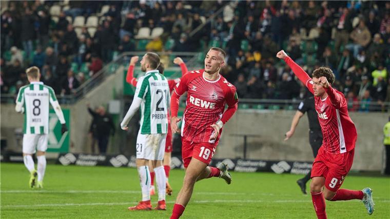Torjäger Lemperle führt Köln zum nächsten Sieg Traf erneut: Tim Lemperle (M.).