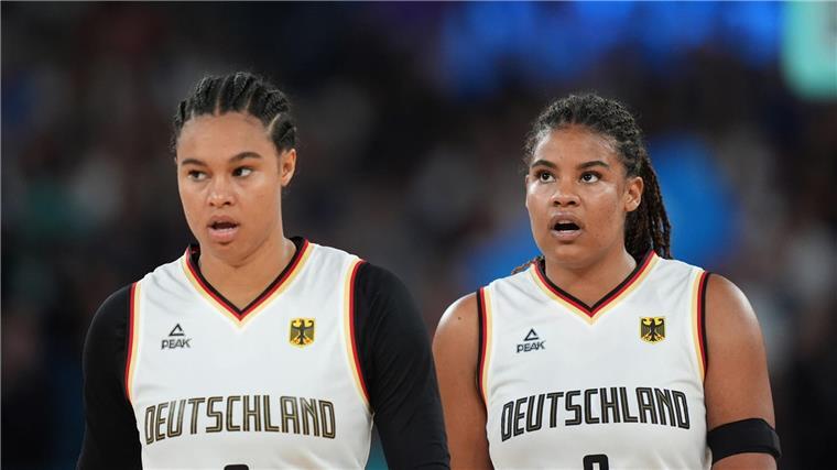Satou gewinnt Basketball-Duell starker Sabally-Schwestern Trafen in der WNBA aufeinander: Satou und Nyara Sabally (r).