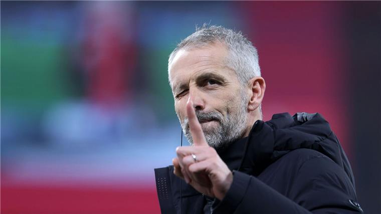 Seskos erlösender Elfmeter: Leipzig im Halbfinale Trainer Marco Rose steht in der Kritik aufgrund der mäßigen Leipziger Saison.