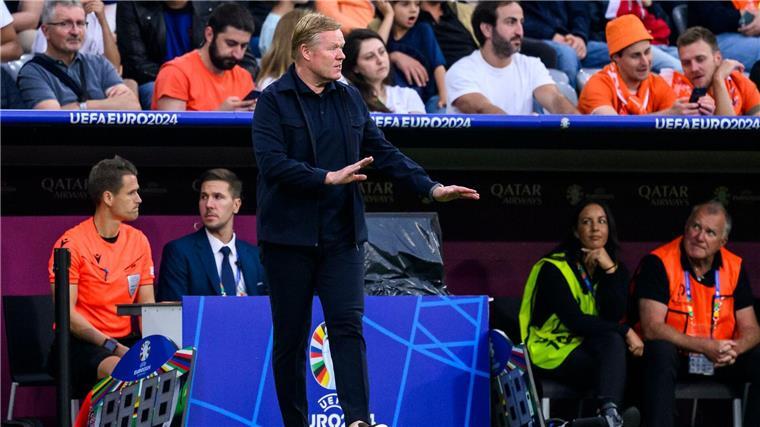 Trainer Ronald Koeman trifft im EM-Viertelfinale mit den Niederlanden auf die Türkei.