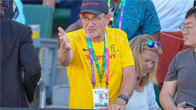Mihambos Rückkehr an den Gold-Ort - „Erinnerungen im Herzen“ Trainer Ulli Knapp ist auf die WM gespannt. (Archivbild)