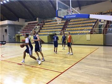 Training in Antwerpen mit Michael Kessens (links) und Geoffrey &quot;Jeff&quot; ...