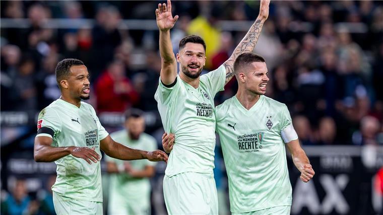 Gladbacher Lauf geht weiter: Borussia springt auf Rang sechs Treffsicher: Nationalstürmer Tim Kleindienst war erneut erfolgreich