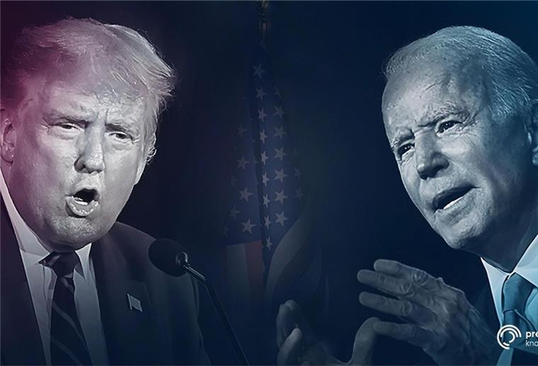 John Kilborn aus Volkensen hofft auf Joe Biden Joe Biden und Donald Trump