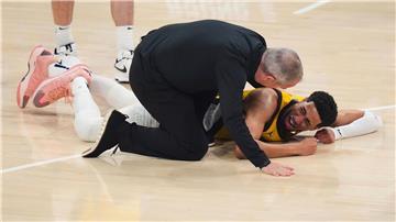 Tyrese Haliburton im Moment des Unglücks.