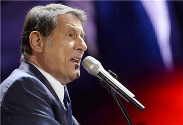 Udo Jürgens bei einem Konzert 2014.