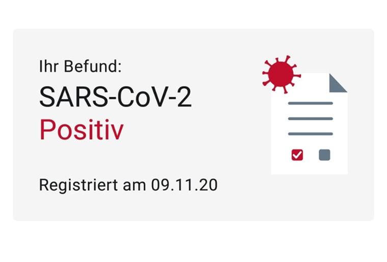 Über die Corona-Warn-App kam die Nachricht am schnellsten: „SARS-CoV-2 positiv".