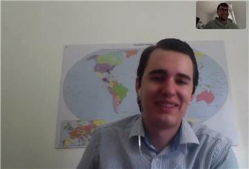 Über Skype berichtet Janek Bruno Werner von seinem Leben in Honduras.