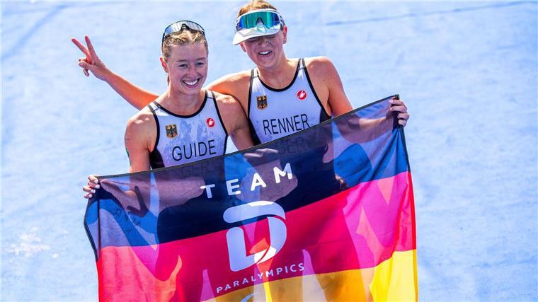 Überraschend sicherten sich Anja Renner mit Guide Maria Paulig Bronze.