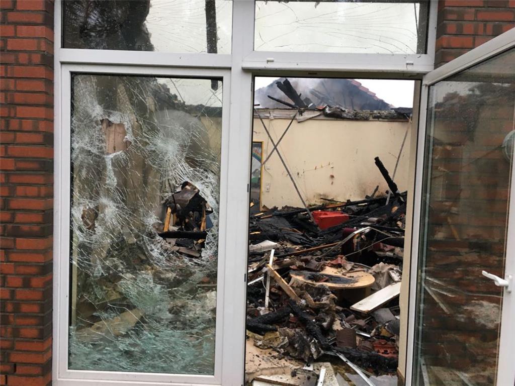 Um kurz nach 3 Uhr brach das Feuer in der Nacht zu Sonntag aus. 