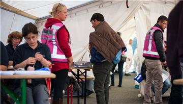 Umfrage: 27 Prozent der Menschen in Deutschland setzen sich wie hier im Niedersächsischen Oerbke für Flüchtlinge ein.