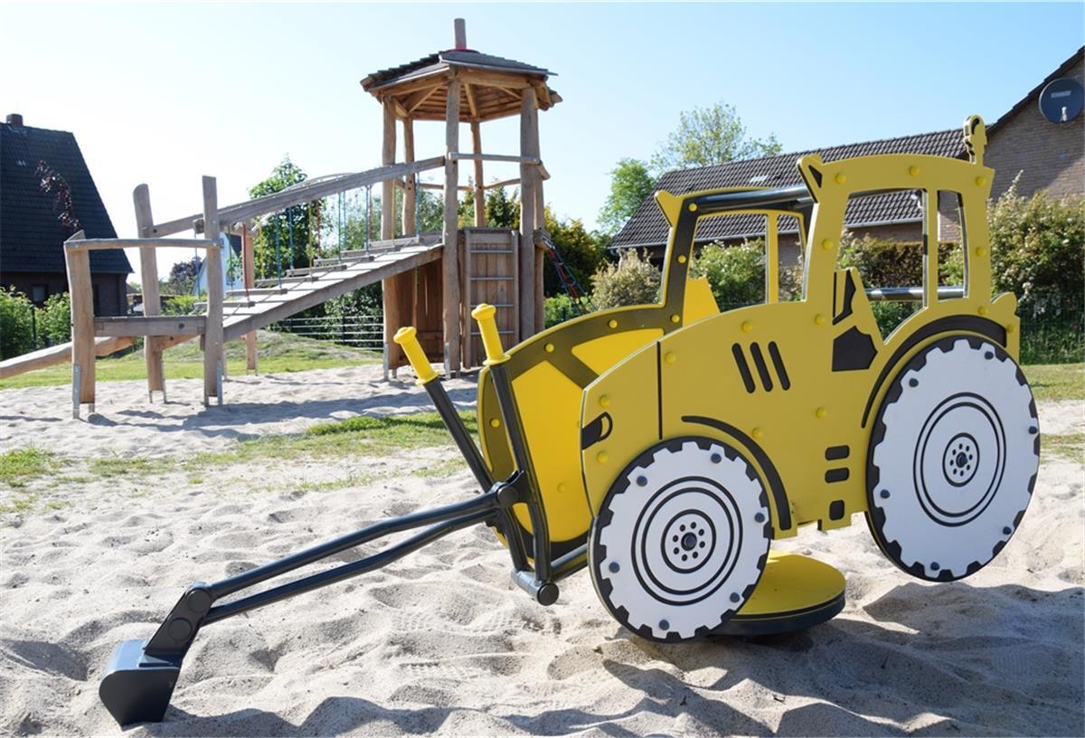 Umgestalteter Spielplatz: Die Gemeinde Butjadingen tut für junge Familien eine ganze Menge, sagt Bürgermeisterin Ina Korter.