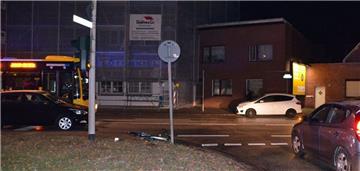 Unfall am Flötenkiel in Bremerhaven-Lehe.