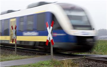 Unfall an einem Bahnübergang bei Wildeshausen.