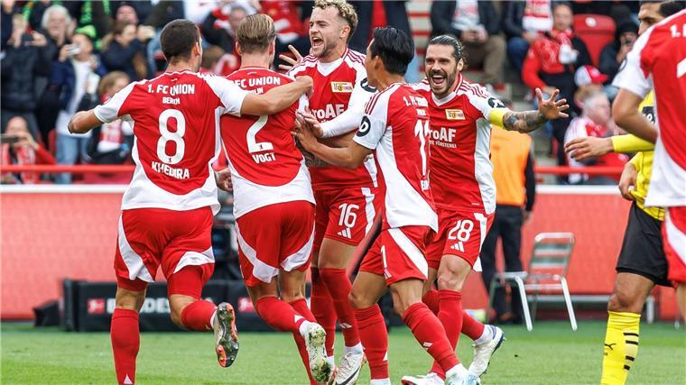 Union Berlin zeigt gegen Dortmund in der ersten Halbzeit eine überzeugende Offensivleistung.