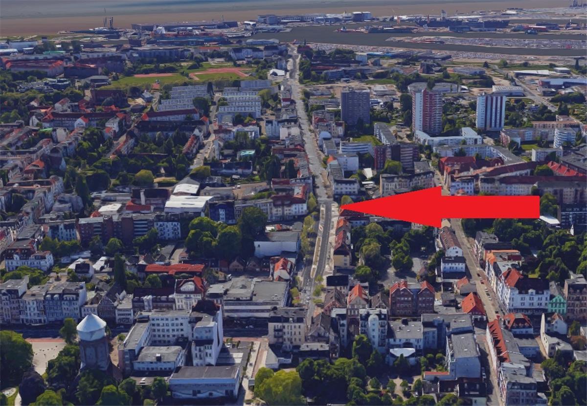 Unser Foto zeigt die Rickmersstraße in Lehe. 