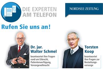 Experten-Telefon zum Thema Erbrecht und Bestattung