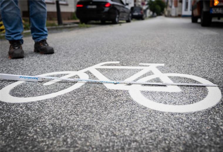 Piktogramm eines Fahrrads