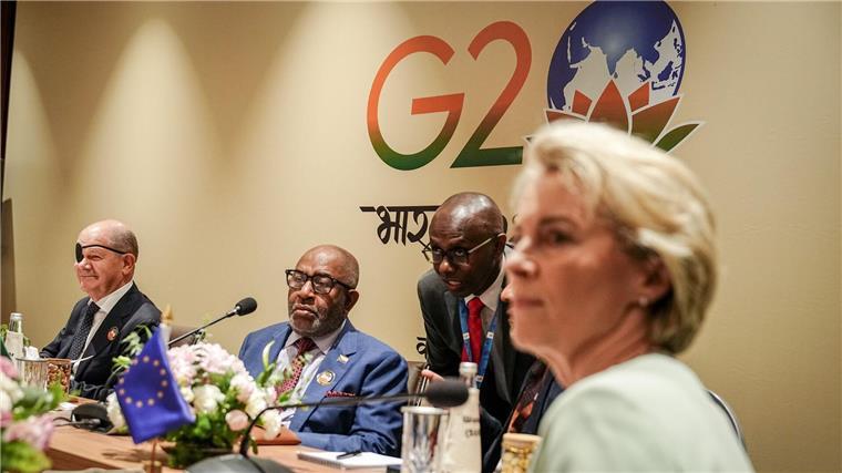 Von der Leyen: Weltrat für Künstliche Intelligenz schaffen Ursula von der Leyen, Präsidentin der Europäischen Kommission, beim G20-Gipfel.