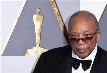 US-Produzent Quincy Jones bei der 88. Oscar-Verleihung.